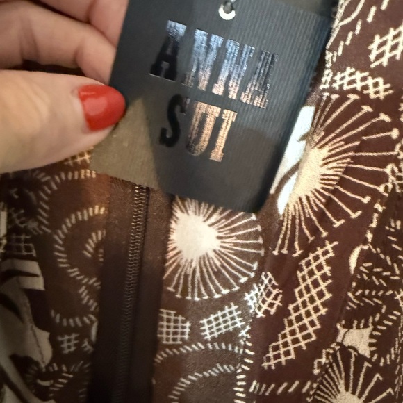 NWT Anna Sui Floral Blouse - Picture 7 of 12